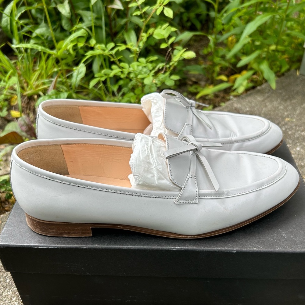 Classic Academy Loafer in light grey leather
